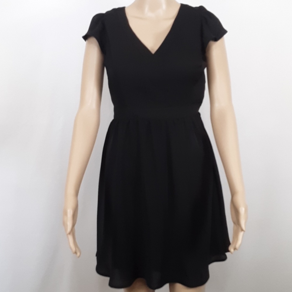 ❤maison Jules Little Black Valentine Dress NWT